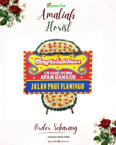 Bunga Papan Congratulation di Anggalomelai